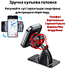 Магнітний тримач в машину для телефону на панель в авто потужний автомобільний автотримач на торпеду Hoco, фото 4
