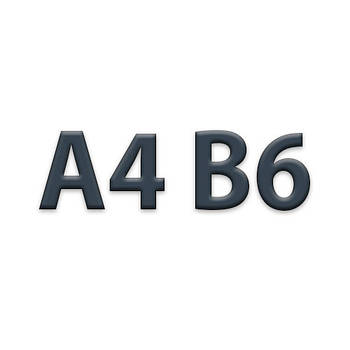 A4 B6