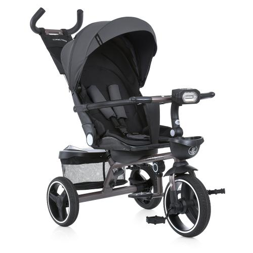 Велосипед дитячий з батьківською ручкою Графіт TURBOTRIKE MT 1003-2