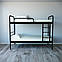 Ліжко двоярусне металеве Tobi Sho RELAX DUO-1 200X90 Чорний, фото 4