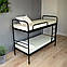 Ліжко двоярусне металеве Tobi Sho RELAX DUO-1 200X90 Чорний, фото 5