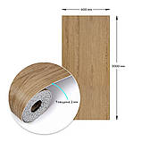 Самоклеюча вінілова плитка в рулоні клен 3000х600х2мм SW-00001179, фото 3