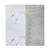 Самоклеюча вінілова плитка в рулоні білий повітряний мармур 3000х600х2мм SW-00001287, фото 4