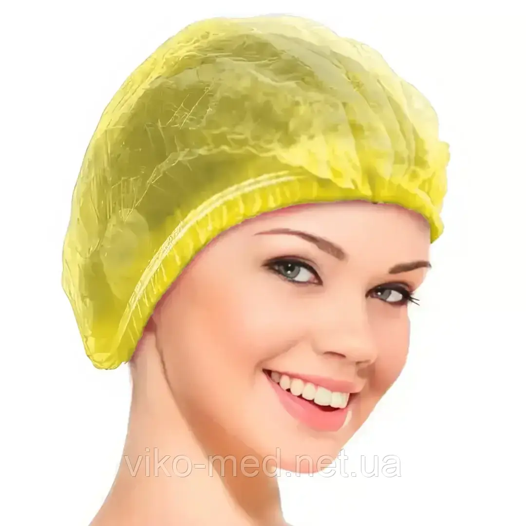 Шапочка — берет н/стерильна жовта "Санорма" *, фото 1