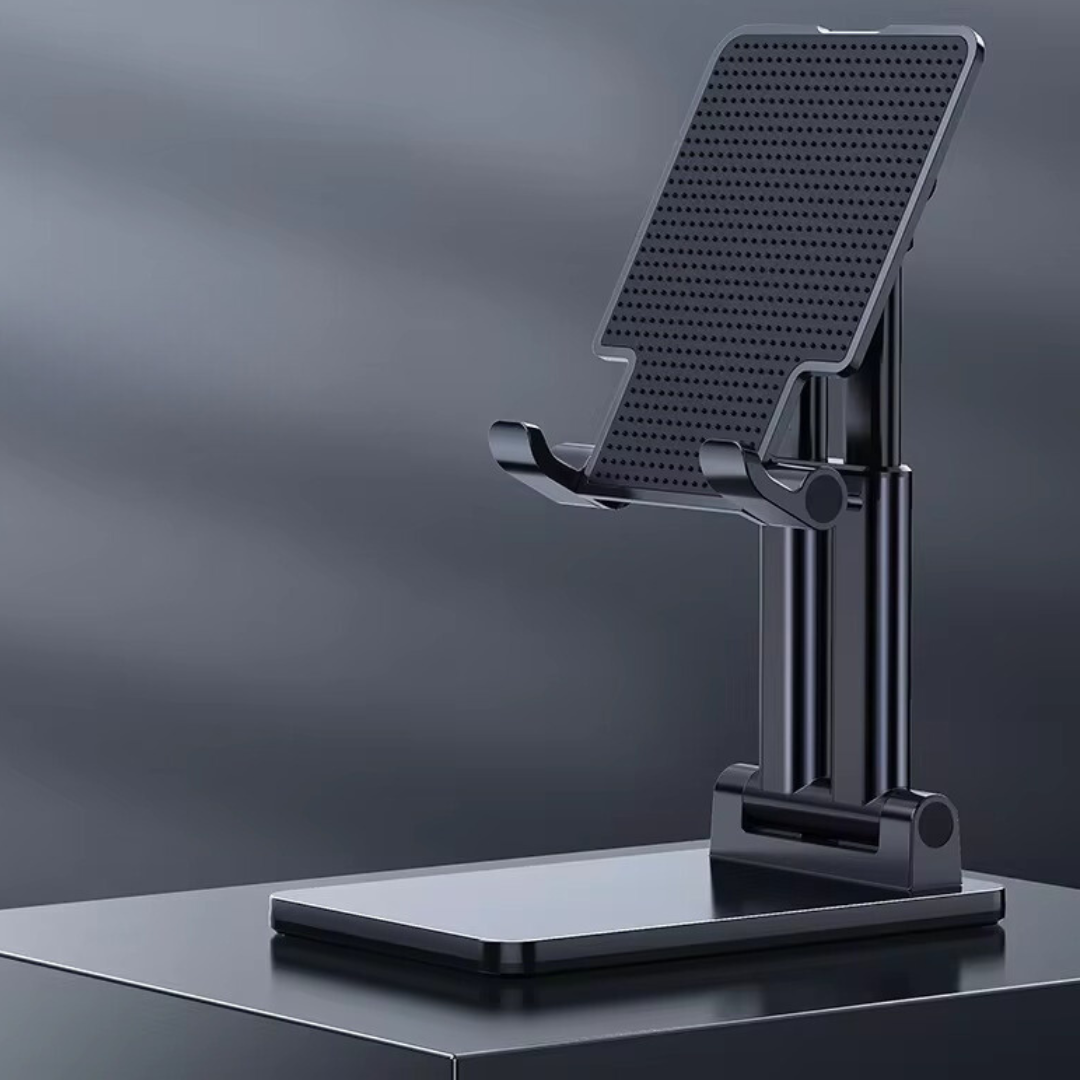 Підставка настільна під телефон JK007, складна, чорна, фото 1