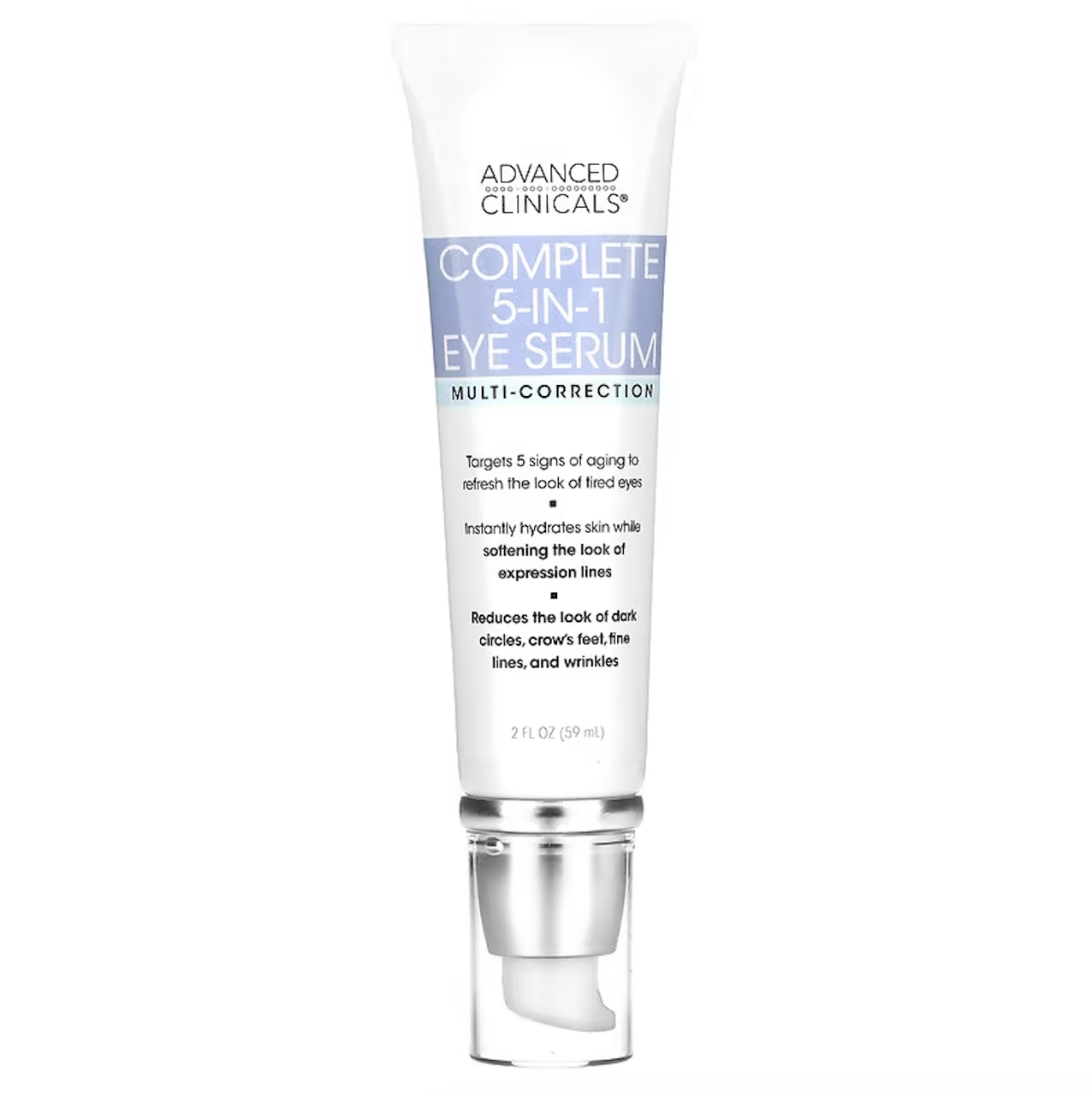 Advanced Clinicals, комплексна сироватка для очей «5 в 1», мультикоррекція, 59 мл, фото 1