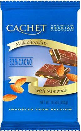 Шоколад Cachet 300 г мол мигдаль 32%, фото 2