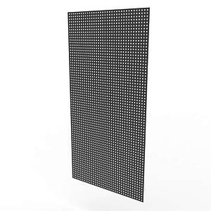 Перфорований лист для інструментів пофарбований 100х200, осередок 10х10 (S-1 мм) чорний