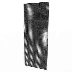 Перфорований лист для інструментів пофарбований 40х100, чорний