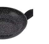 Сковорода кругла класична UNIQUE UN-5143 20 см із гранітним покриттям скляною кришкою для смаження овочів і, фото 2