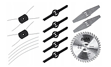 Тример садовий акумуляторний 150мм ALFA ALCGT2B-21V з аксесуарами, фото 4