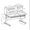 Регульована парта з надбудовою FunDesk Sentire Grey сірий для школяра хлопчика, фото 10