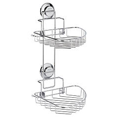 Кошик на вакуумних присосках подвійний s38 212×252×373 мм AQUATICA (9783832)