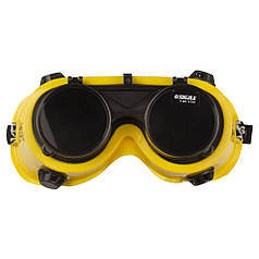 Окуляри зварника з відкидними склами (круглі) SIGMA (9413651)