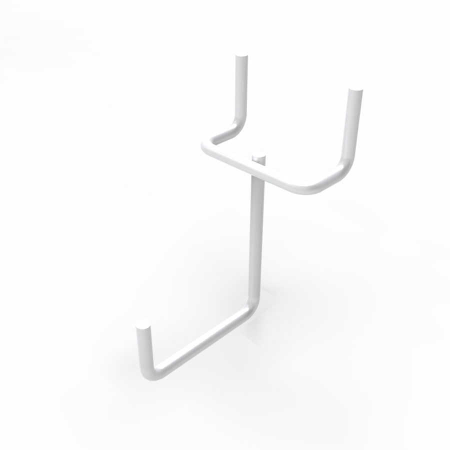 Кронштейн для перфорації Хук-3x30, білий