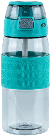 Пляшка для води пласт. "Kite" 600мл сіро-зелена №K24-1201-1(60), фото 1