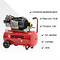 Компресор 50 л, 3 кВт, 220 В, 8 атм, 420 л/хв., 2 циліндра. INTERTOOL PT-0007, фото 6