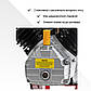 Компресор 50 л, 3 кВт, 220 В, 8 атм, 420 л/хв., 2 циліндра. INTERTOOL PT-0007, фото 4