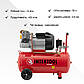 Компресор 50 л, 3 кВт, 220 В, 8 атм, 420 л/хв., 2 циліндра. INTERTOOL PT-0007, фото 3