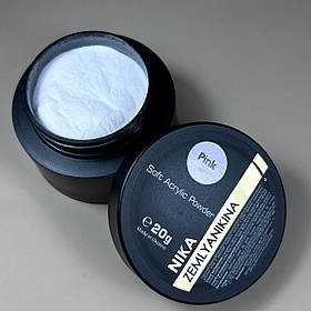 Акрилова пудра Soft acrylic powder Pink Nika Zemlyanikina, 20 грам