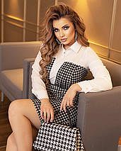 Класична сукня з сорочковим коміром, фото 4