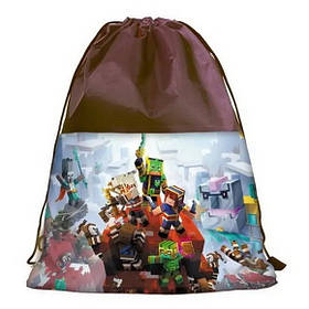 Сумка для взуття "Leader" серії "Майнкрафт 2", 46х32см.