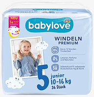Підгузники Babylove Німеччина 5 (10-16кг) 36шт