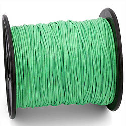 Шнур вощений 1 мм +-90 м Зелений