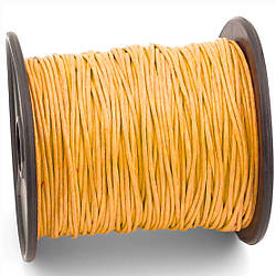 Шнур вощений 1 мм +-90 м Золотистий