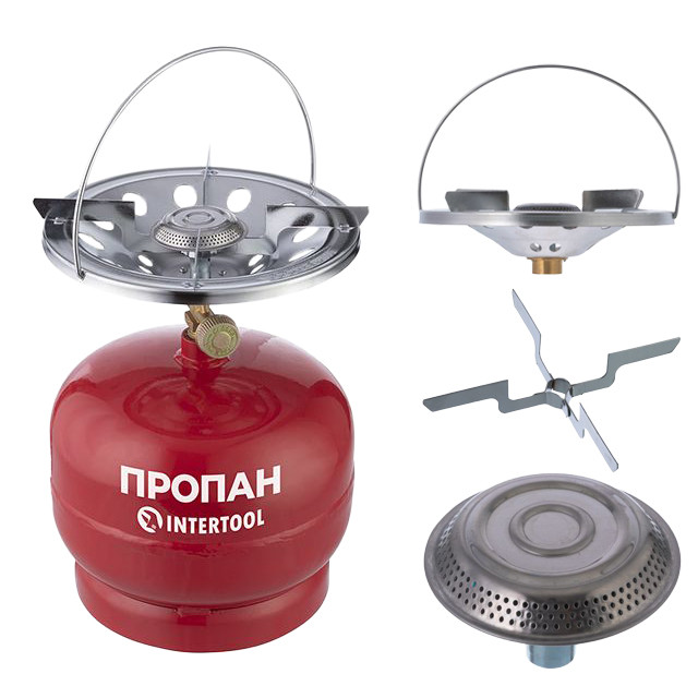 Комплект газовий кемпінговий 5 л. INTERTOOL GS-0005, фото 1