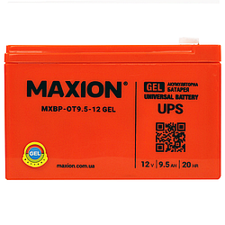 Акумулятор промисловий MAXION MXBP-OT 9,5-12 GEL (12V, 9,5Аh)