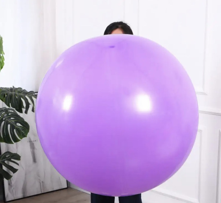 Велика Повітряна Куля Latex Balloon 36 дюймів 90 см Фіолетовий (00348)