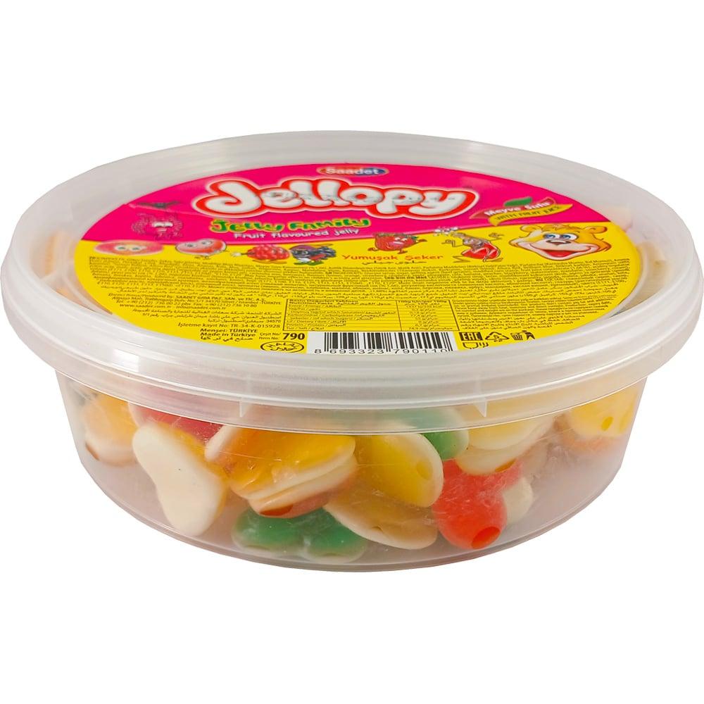 Жувальний мармелад "Сердечка" Jellopy 600г (банка)