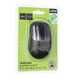 Безпровідна мишка HOCO GM28 1600 DPI для пк та ноутбука black-gray, фото 2
