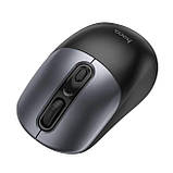 Безпровідна мишка HOCO GM28 1600 DPI для пк та ноутбука black-gray, фото 3