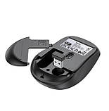 Безпровідна мишка HOCO GM28 1600 DPI для пк та ноутбука black-gray, фото 5