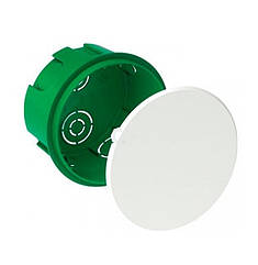 Коробка розподільча пласт. Neomax NX1041 внутрішня для суцільних стін кругла d100*50 h45