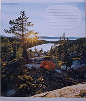 Зошит шкільний 24 аркушів клітинка ТМ Брюск ТВ-109д* Бриск