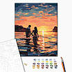 Картина за номерами 40х50 см. Закохані на світанку. Brushme, фото 2