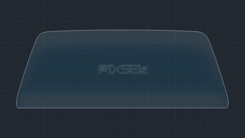 Захисне гібридне скло на приладову панель 8.7“ 9H VOLKSWAGEN ID. BUZZ 2022 -