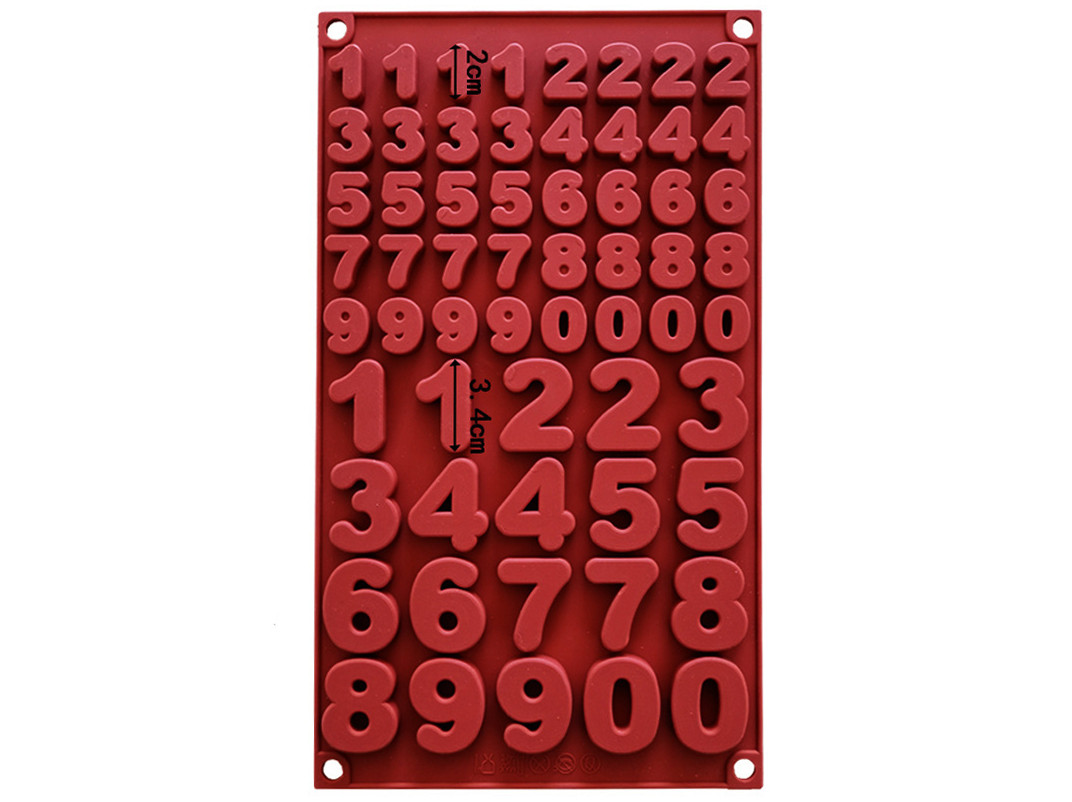 Силіконова форма Цифри 3