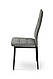 Стілець обідній Айс чорний (метал/велюр графітовий), фото 3