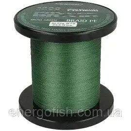 Шнур Kalipso Power Braid Moss Green1000m 0.20mm, фото 1