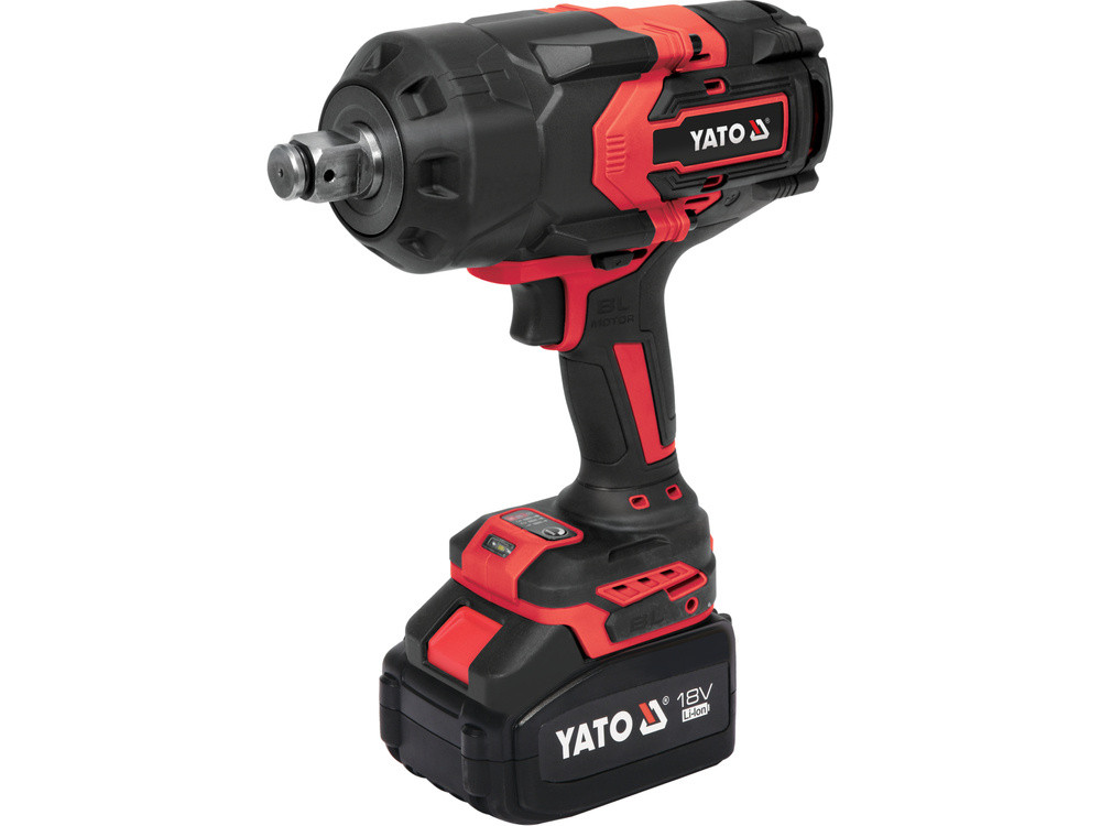 Гайковерт ударний акумуляторний YATO 18 В Li-Ion 6 А·год 3/4" 2400 Нм