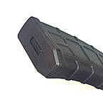 Магазин 7.62х39 на 30 патронів полімерний РЕБРИСТИЙ чорний з металевими зачепами для АК (Польща), фото 6