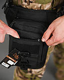 Сумка тактична на стегно SILVER KNIGHT black РА4980, фото 2