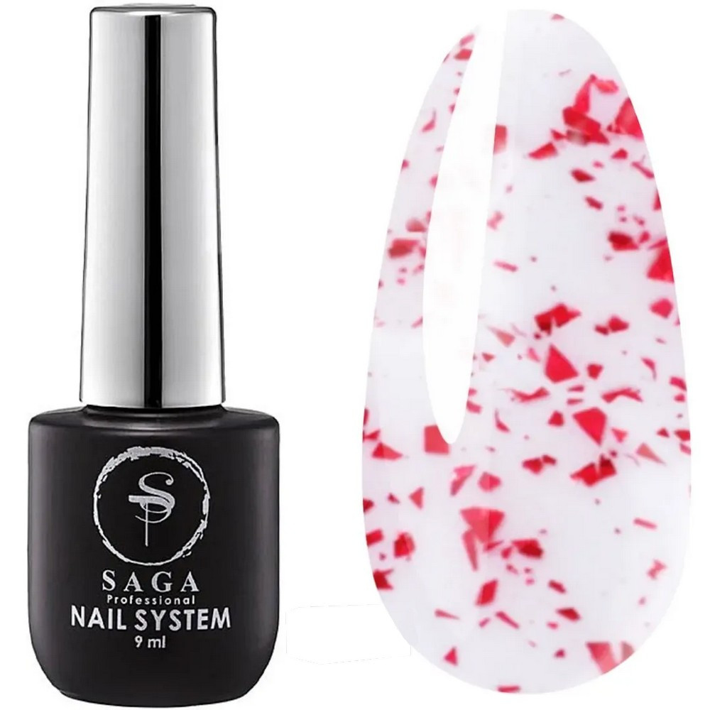 Топове покриття Saga Professional Top Leaf RED, 9 мл