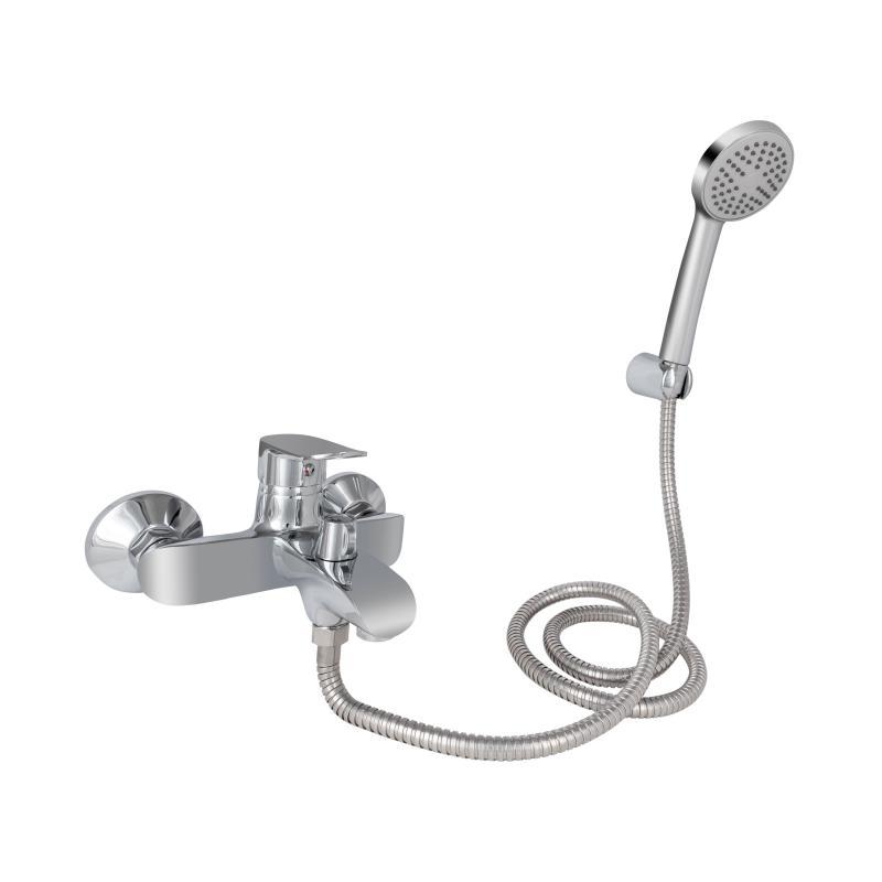 Змішувач для ванни Lidz Wieza 006 (з душовим гарнітуром) (k35) LDWIE006CRM45410 Chrome, фото 1