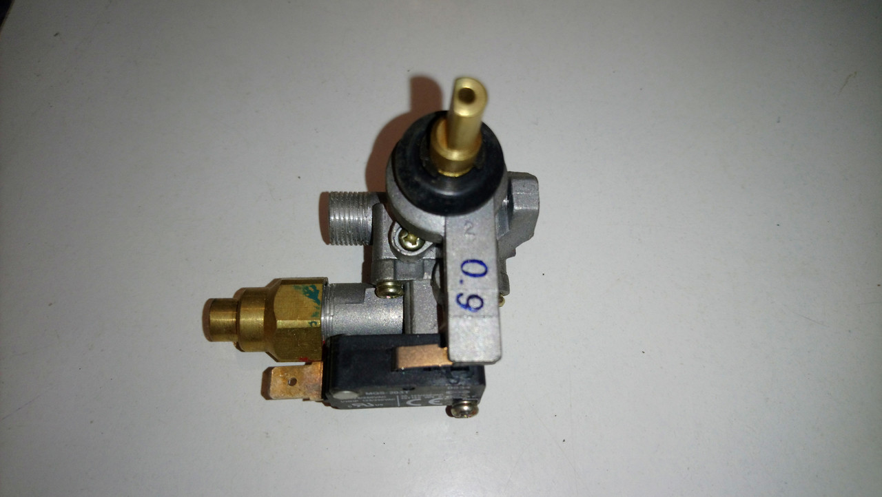 Кран газовий  для плити Alpari HE640STER