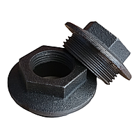 Футорка чавунна радіаторна 11/4"х 1/2" ліва